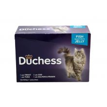 Duchess Pouch Fish Jelly 12Pack Cat Food - 100G